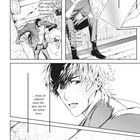 Manga-Seite mit einem jungen Mann, der nachdenklich und leicht angespannt wirkt. Text über Hinweise und Orte.