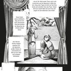 Textpassagen beschreiben eine alte Legende über Gott, intersexuelle Kinder und das Streben nach Wissen und Wohlstand. Illustrationen zeigen zwei Figuren in einem Raum.