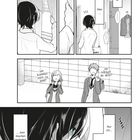 Eine Manga-Seite mit Dialogen: "So läuft es normalerweise.", "Aber…", "Wir kommen noch zu spät!", "Wo bleibst du denn?"