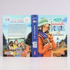 Seaside Sisters, Elsas Wirbelwindherz. Vier beste Freundinnen und eine Insel zum Verlieben. Mädchen mit Notizbuch am Strand.