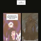 Kapitel 77 – Ein brillanter Kopf. Eine Illustration mit zwei Figuren und Texten über magische Kräfte und Manabestien.