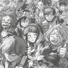 Illustration: Eine Gruppe von Charakteren in unterschiedlichen Posen, teils lächelnd, in einem dynamischen, freundlichen Stil.