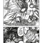 Kapitel 89 ▲ Meno 1335. Zwei Manga-Charaktere kämpfen intensiv mit Schwertern und zeigen entschlossene Gesichter.