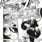 „BOUUUM“, „BATSSCH“, „DANN IST ES ALSO DOCH SO?“; Manga-Stil. Person trägt eine andere, Explosion im Hintergrund.