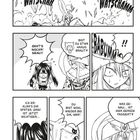 "Babumm!!", "Geht’s noch?! Nein!!!", "Bist du etwa Hakus Braut?", "Was genau... ist hier passiert?". Manga-Charaktere in Aktion.