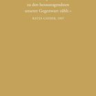 „Ein einziger Glücksfall.“ – Katja Gasser, ORF. Goldener Hintergrund, links unten „zsolnay.at“ in Rot.