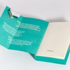 Links steht ein Text mit den Wörtern MORGAN, BELLE und FROST. Rechts steht "C.Bertelsmann". Buch mit farbigem Einband.