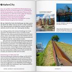 HafenCity: Ein modernes Viertel mit Wohnungen für 16.000 Menschen, 45.000 Arbeitsplätzen, Windjacks und Überschwemmungsschutz.