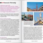 „Venezia (Venedig) – Weltbekannte Lagunenstadt. Das Herz der Stadt ist der Markusplatz.“ Dreiteilige Fotostrecke rechts.