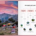 JUNI. Ich habe Lust auf ... einen kleinen Ausflug, eine Woche auf Tour, das ganz große Abenteuer. Campingplatz in Bergen bei Sonnenuntergang.