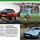 "ETO'O LIEH DEN BENTLEY HER – DANACH HATTE ER IHN NICHT MEHR ..." zeigt einen roten BMW und ein blaues Auto, sowie Fußballspieler.