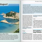 "Lieblingsort", "Bootsfahrt nach Sidári", "Über Agios Stefanos", "Infos", "Perouládes und Kap Drástis". 
Türkisblaues Meer, Felsenformationen.
