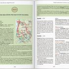 "Von der Küste per Rad in die Valcornia. Tour-Infos Start: Donoràtico, Länge: knapp 65 km, Dauer: ca. 3,5 Std." Links Beschreibung der Radtour, rechts Infos zu Sassetta und Suvereto.