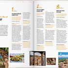 3 Touren auf Sizilien: Drei Tourenvorschläge durch Palermo und Sizilien. Tour 1, 2 und 3 erkunden unbekannte Seiten, Kultur, Landschaften. Texte beschreiben Startpunkte, Sehenswürdigkeiten, Tipps und kulinarische Highlights. Fotos zeigen Architektur, Landschaften und lokale Speisen.