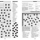 Das Bild zeigt drei Rätsel: ein Zahlenrätsel mit dem Ausgangswort "LIED", ein Silbenkreuzwort und ein französisches Kreuzworträtsel.