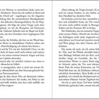 Kapitel 1. Zwei Buchseiten mit Text über eine Frau namens Iris Lindström, die an Bord der Nordhavn begrüßt wird. 