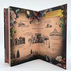 Auf einer dekorativen Karte steht "SORROWSONG UNIVERSITY", mit markierten Orten wie Schloss, Sportplatz und Hubschrauber-Landeplatz.