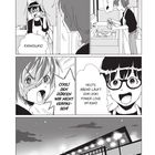 Text: „KYONOSUKE!“, „COOL! DEN DÜRFEN WIR NICHT VERPASSEN!“, „HEUTE ABEND LÄUFT DOKI DOKI POWER LOVE IM KINO!“
Szene: Manga-Stil, Personen in Unterhaltung, Kino außen.