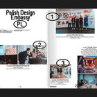 Polish Design Embassy. Fotos von Veranstaltungen in Tokio, Wien, Taipeh und Seoul. Enthält Fotos von Ausstellungen und Treffen.