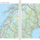 Übersichtskarte – Nord | General map – North. Eine detaillierte Straßen- und Landkarte mit Städten und Landstrukturen.