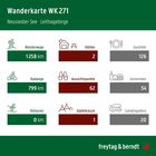 Wanderkarte WK 271: Wanderwege 1258 km, Radwege 799 km, Skitouren 0 km, Hütten 2, Aussichtspunkte 62, Gipfelkreuze 1.