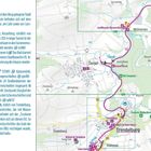 Links stehen Beschreibungen zu Sehenswürdigkeiten. Rechts ist eine Karte mit Orten wie Trendelburg, Deisel und Wülmersen.