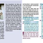 "Die Lüftlmalerei" und "Eibergalpe" sind hervorgehoben. Links Foto einer bemalten Fassade, rechts Kontaktinfos zur Eibergalpe.