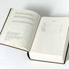 Links Text zu Illustrationen und Verlag, rechts ein Inhaltsverzeichnis mit Kapiteln wie "Die Hölle" und "Das Paradies".
