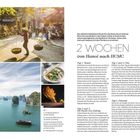 VIETNAM ENTDECKEN: Erkundungstouren. Von Hanoi nach HCMC. Fotos: Straßenverkäufer, Boote in Halong, Bun bo, Drachenbrücke.