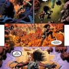 Dialoge: „Hilfe... wir sind fast... da...“, „T-tut mir leid...“, „Ich entsage Doom und suche Zuflucht!“, „Ich suche Zuflucht!“ Explosion und Rauch. Figuren in dynamischer Bewegung.