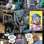 Comic-Illustration: Frau mit Schutzbrille arbeitet an einer Skulptur. Gespräch mit einem steinernen Wesen über eine seltsame Empfindung.