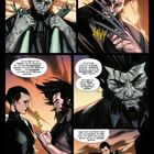 Comic mit Dialogen. Ein Mann mit Krallen reflektiert über seine innere Dunkelheit. Eine Frau spricht von Zugehörigkeit.