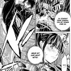"Du zündest deine Kameraden mit deinem Onibi an. Mehr ist gar nicht nötig." Manga-Stil, dynamische Szenen.