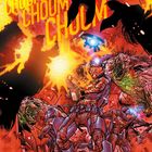 Texte: "CHOOM CHOOM CHOOM", "Ich entstamme einer Ahnenreihe von Kryptoniern...", "...Blut an den Händen." Illustration von kämpfenden Figuren und Explosionen mit intensiven Farben.