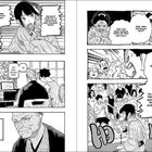 Dialoge in einer lebhaften Manga-Szene mit Personen, die diskutieren und emotional reagieren.