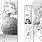 Eine Manga-Seite mit zwei Charakteren im Dialog über Empfindungen, begleitet von Illustrationen der Personen.