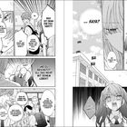Ein Manga, zeigt Menschen in einer Schule, mit Texten über seltsame Ereignisse und Reaktionen. Gespräche und Emotionen.