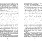 Seitenzahlen: 10 und 11. Text über die Erschaffung von Dingen, Vertrauen unter Völkern und Gedanken eines Charakters namens Talamn.