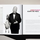 ALBERT WATSON BEHIND THE WHEEL. Ein Mann im Anzug hält eine Entenfigur und blickt ernst.