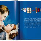 1924-1929. Beschreibung von "True Detective Mysteries". Illustration eines Mannes und einer Frau; er hält eine Perlenkette.