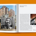 Texte: „People were calling us 'vandals'...“ – JUXTAPOZ MAGAZINE (2018). Ein Gebäude mit Blick auf Eiffelturm, Kolonne und große Menschenmenge.