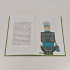 Textseite links: Eine Schulleiterin wird beschrieben. Rechtes Bild: Illustration einer Person auf einer Toilette von hinten.