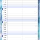 April Kalenderblatt mit Wochenübersicht. Unten steht: „Zuhause ist, wenn selbst das Schnarchen irgendwie beruhigend klingt.“ Darunter zwei fröhliche Figuren in Wolken.