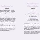 "Lachsbaguettes" mit Zutatenliste und Anleitung links. "Nuss-Nougat-Crêpesröllchen" mit Zutaten und Anleitung rechts.