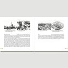 Texte unter Bildern: "Glashütte, um 1850" und "Weinschläuche, 1926, 1934 und 1956". Zwei Seiten mit historischen Fotos und Texten.