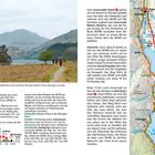 "WHW-Wanderer am nördlichen Loch Lomond mit dem Island I Vow, überragt vom Ben Oss am Horizont." Stimmungsvolle Landschaft.