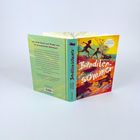 "Banditensommer," "Vier wilde Hunde, zwei Brüder und ein unvergessliches Abenteuer!" Bunte Illustration mit spielenden Kindern.