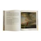 Links stehen die Texte "Hendrick Dubbels" und "Holländische Binnensee". Rechts Gemälde mit Segelbooten und stürmischem Himmel.