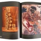 114 links: "Das tausendjährige Reich". Seite zeigt ein Kartenhaus mit NS-Symbolik. 115 rechts: Expressionistisches Gemälde mit düsteren Farben.