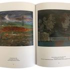 Links: "Die blaue Blume, 1931". Rechts: "Nachts am Wasser, 1930". Beide sind Gemälde auf Leinwand.